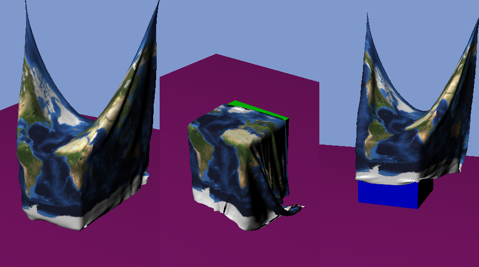 Mass-spring box collision