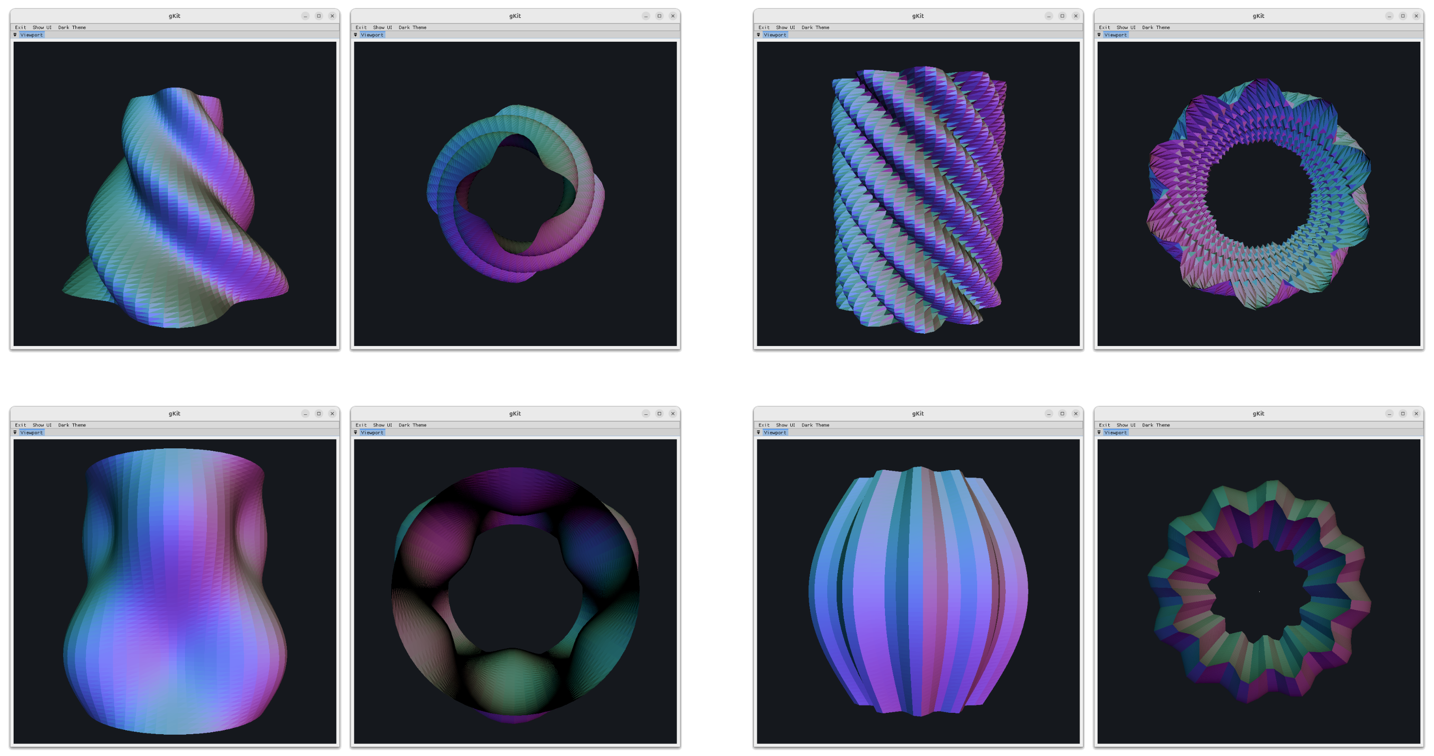 Surface of revolution with custom radial function