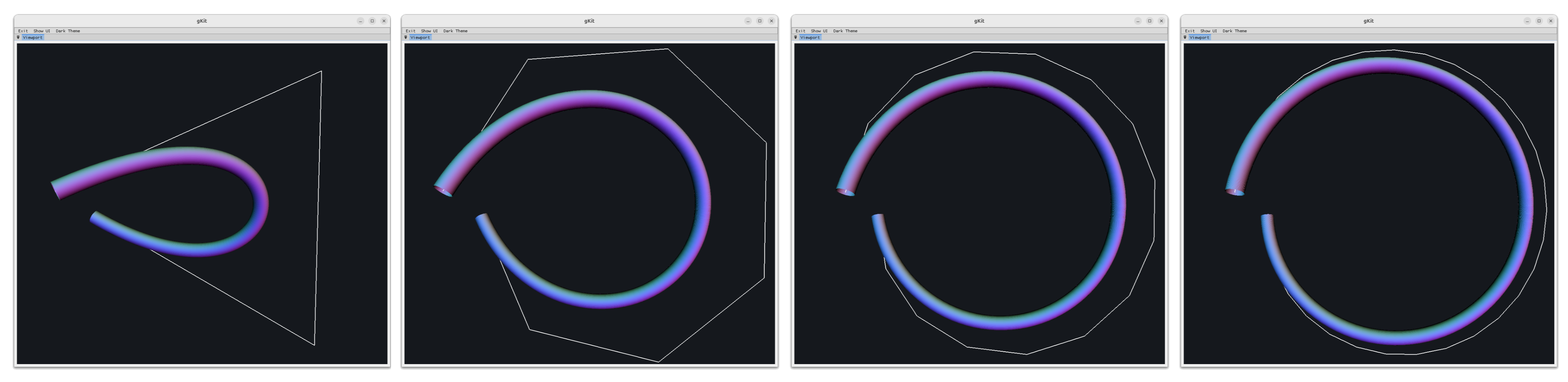 Spline-based curve generation